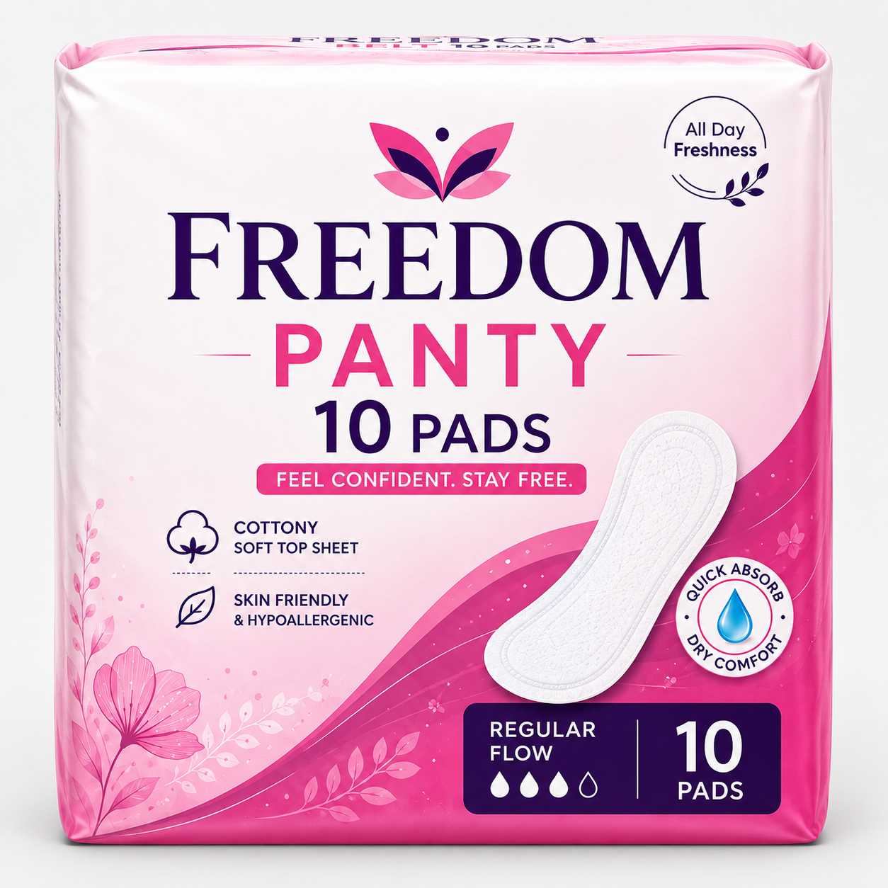 FREEDOM PANTY 10 PADS