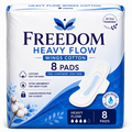 HEAVY FLOW WINGS COTTON 8 PADS