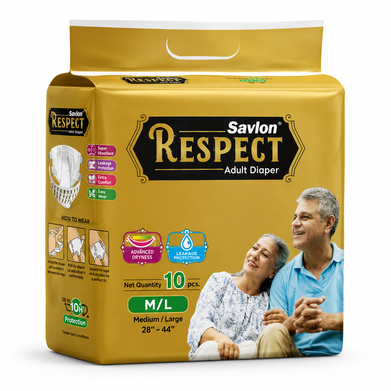 SAVLON RESPECT ADULT DIAPER M/L