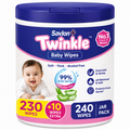 TWINKLE BABY WIPES 230+10P JAR