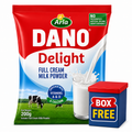 DANO DELIGHT FULL CREAM MILK POWDER 200G BOX FREE